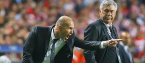 Zinedine-Zidane-et-Carlo-Ancelotti-papier